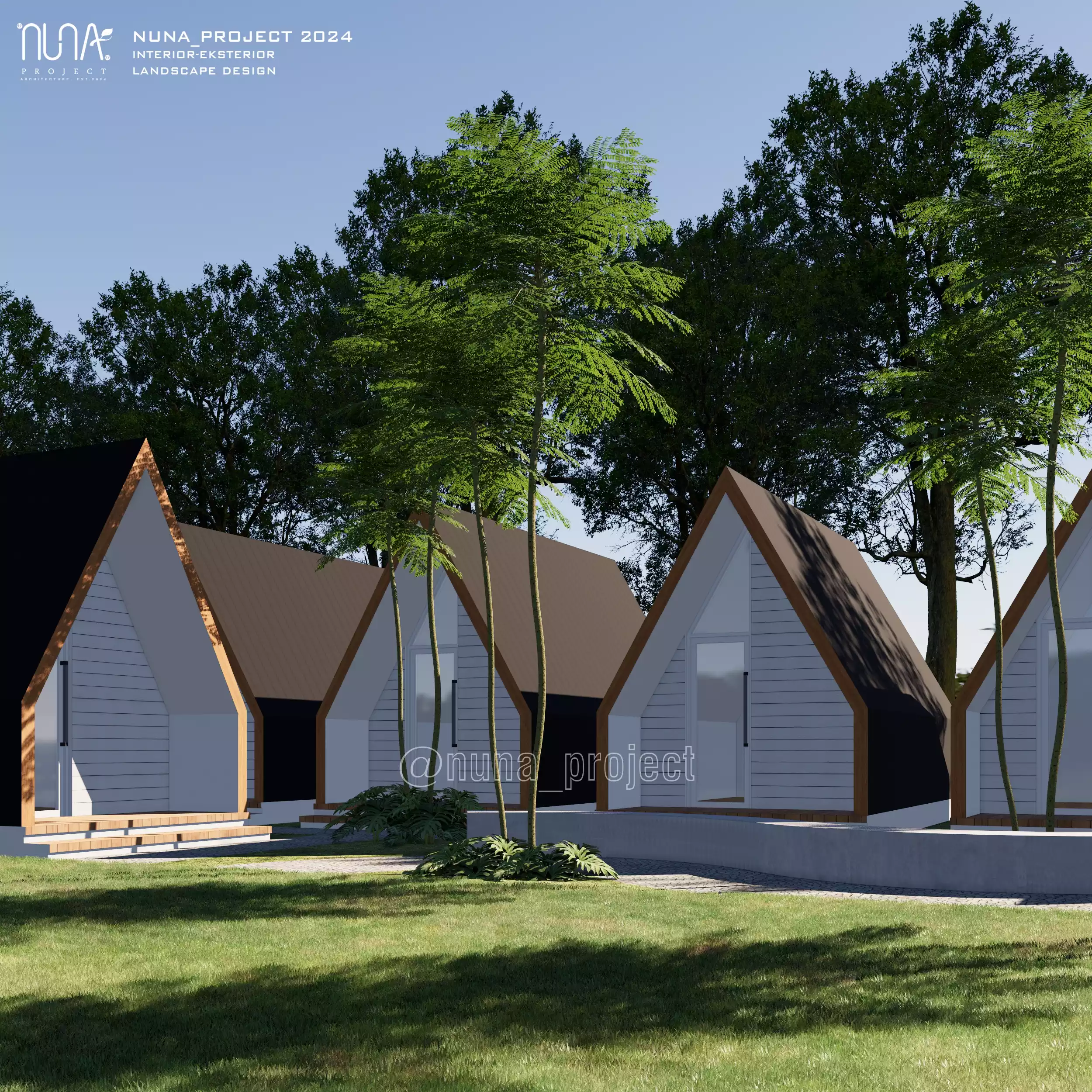 Desain Villa Pa Angga, Bogor
